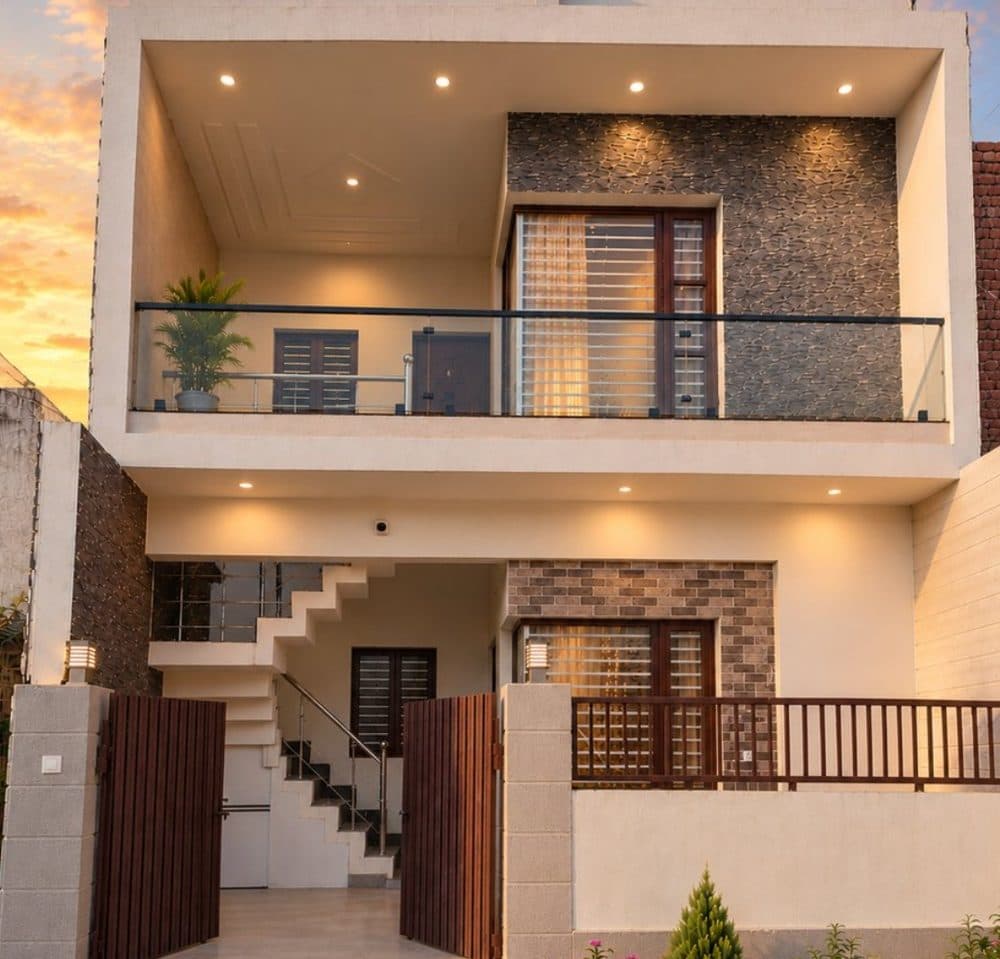 Exterior of a house built by Thind Homes