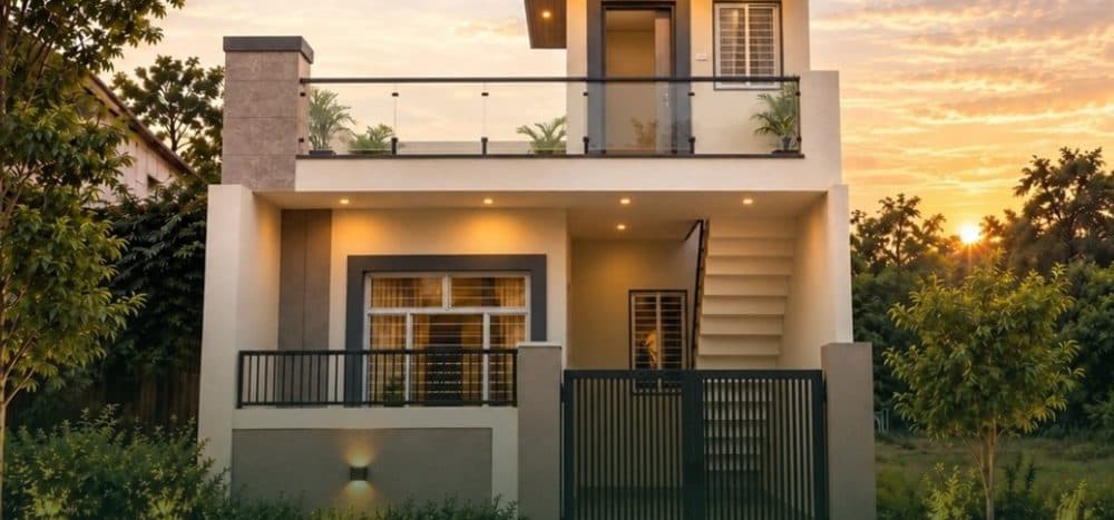 Single storey house elevation