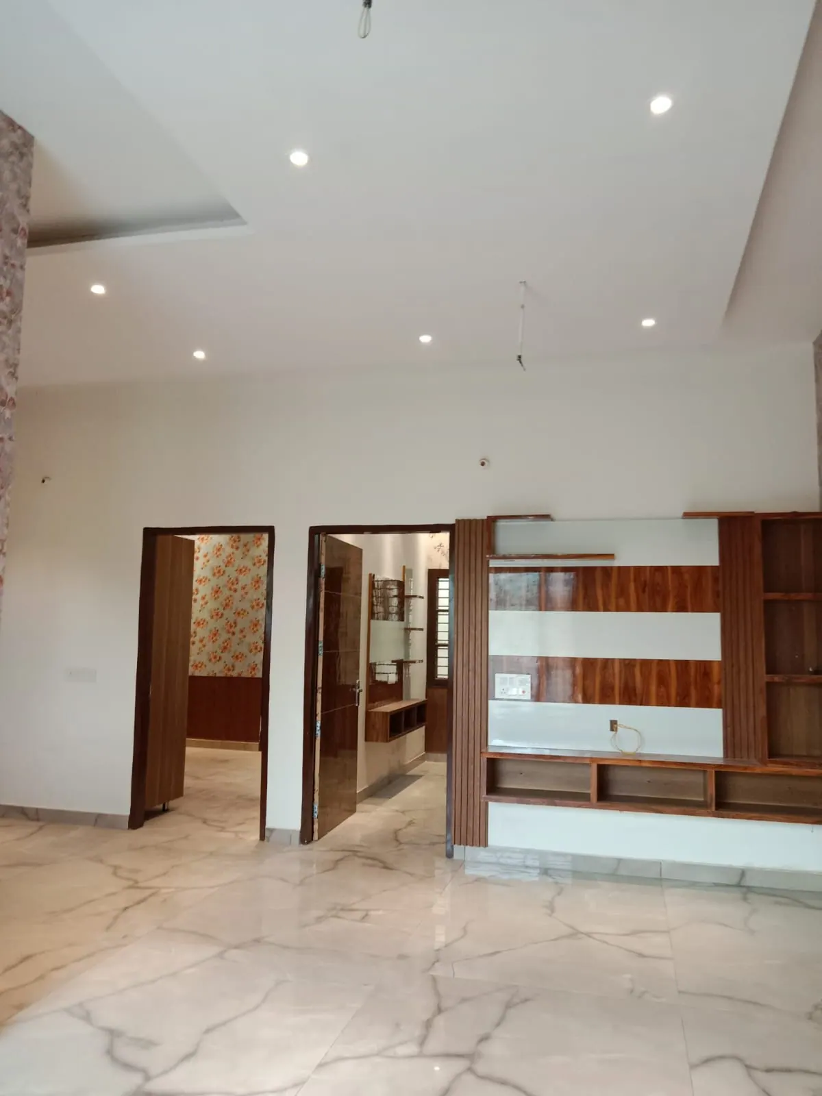 Living area with TV unit