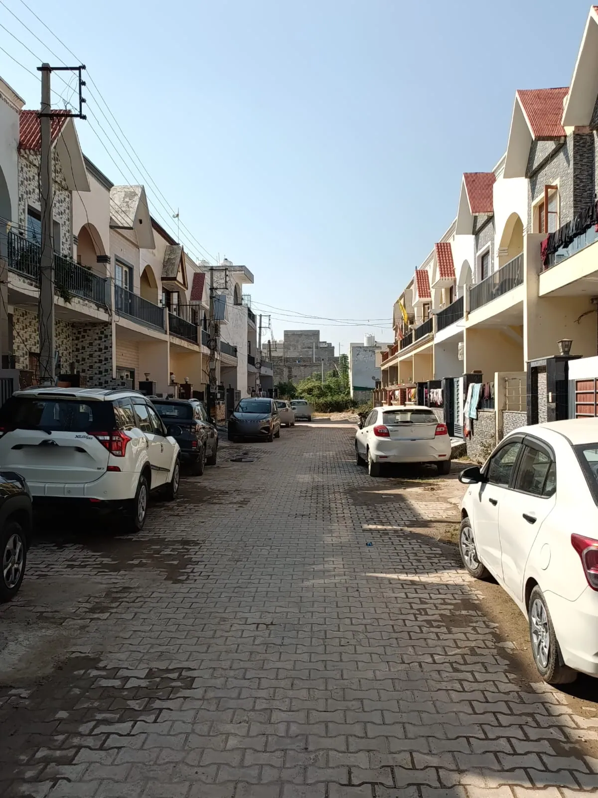 Paved street in GRD Enclave